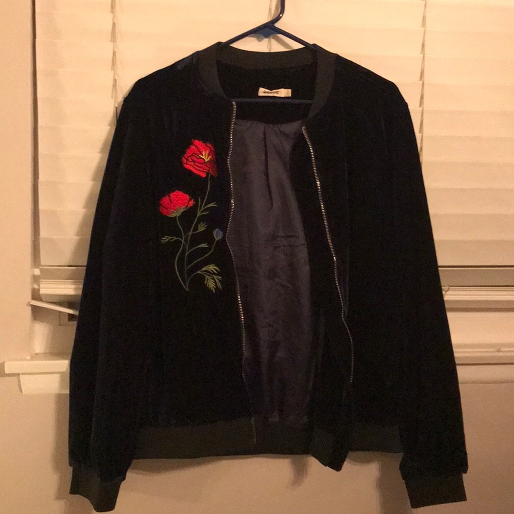 Velour track jacket